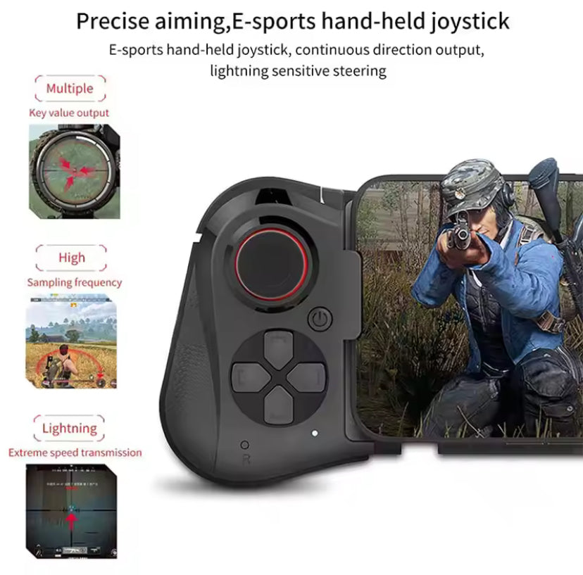 ontrôleur de téléphone portable pour iPhone/Android/Steam manette de jeu sans fil Bluetooth contrôle de jeu poignée de jeu extensible Joystick pour