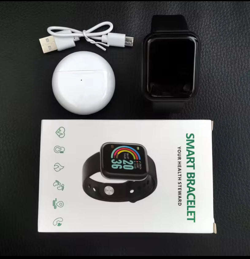 D20 montre intelligente Sport Fitness Tracker podomètre Smartwatch pour hommes femmes montre-bracelet numérique Y68 Pro6 cadeau